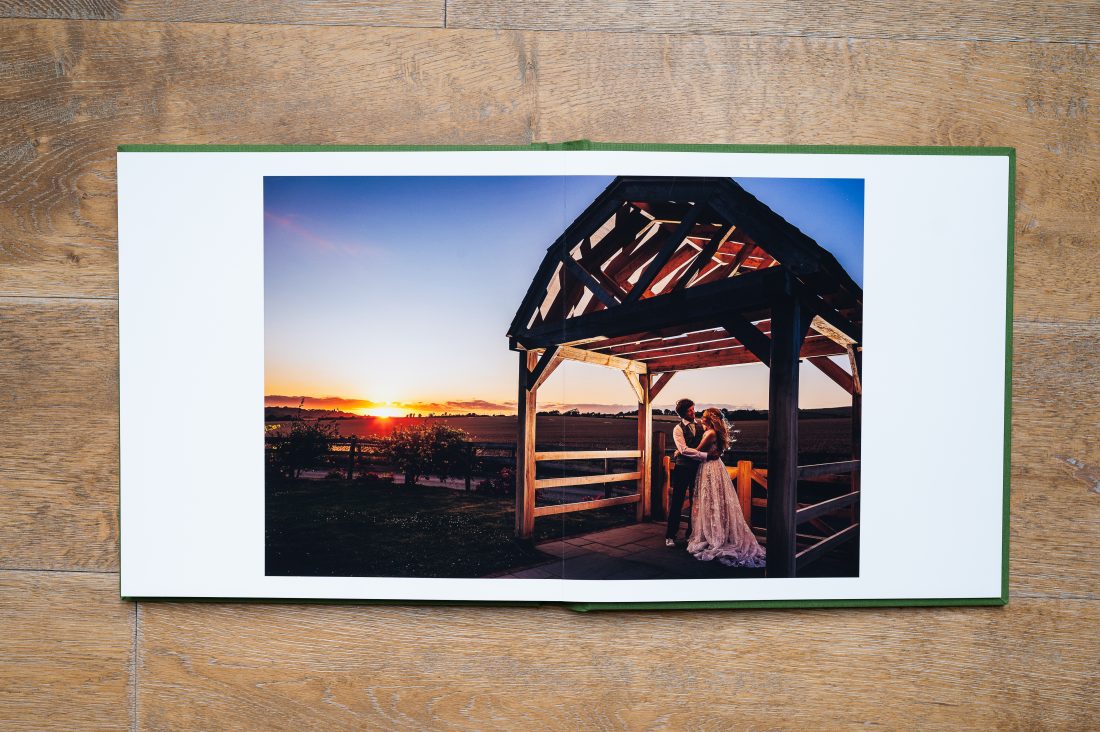 Wedding Album showing Long Furlong Barn wedding
