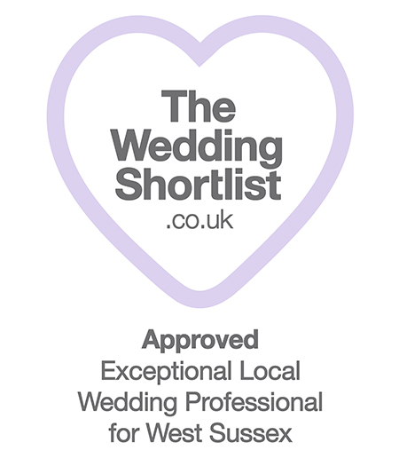 Approved exceptionsl local wedding professional for West Sussex